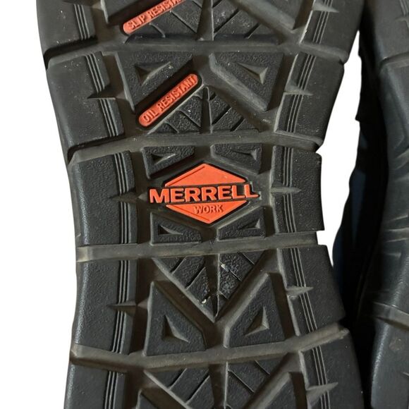 Merrill Men's Black and Blue Work Shoes Size 6.5 - Picture 12 of 15